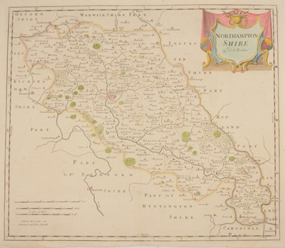 Lot 285 - Northamptonshire county maps