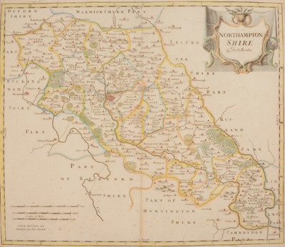 Lot 284 - Nothamptonshire county maps