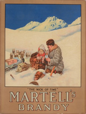 Lot 281 - Advertising: MARTELL BRANDY