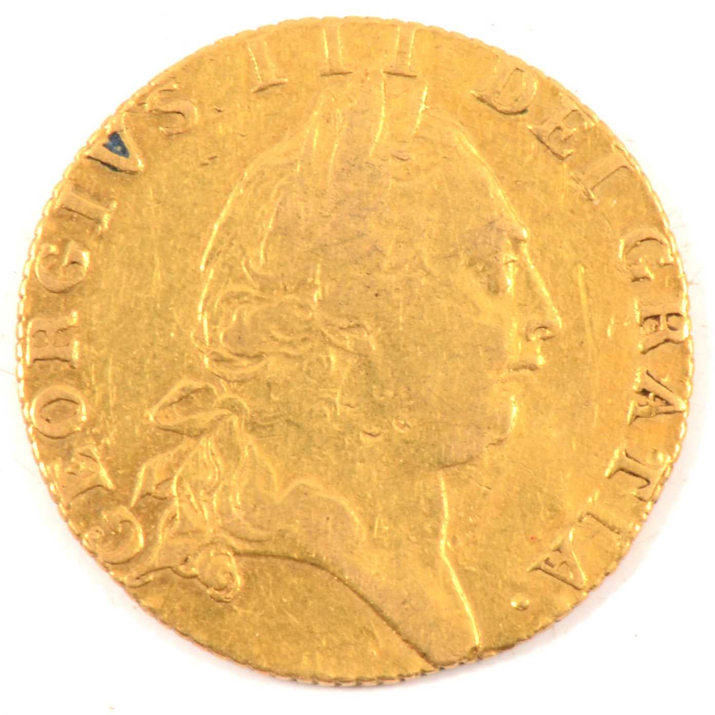 Lot 107 - A Gold Spade Guinea George III 1790.