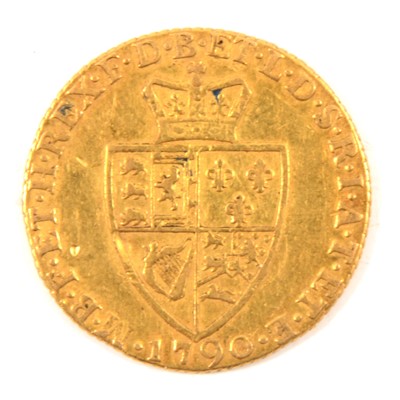 Lot 107 - A Gold Spade Guinea George III 1790.