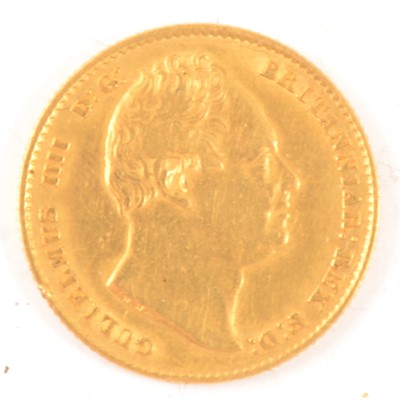 Lot 316 - William IV gold Sovereign, 1832, shield back.