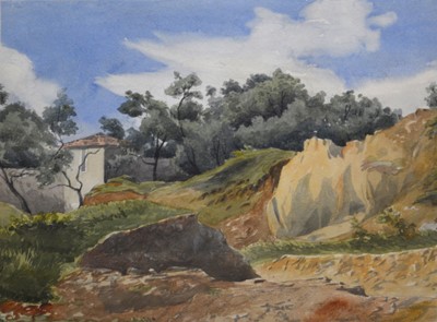 Lot 300 - Attributed to Andre Lepine, Mediterranean Landscape