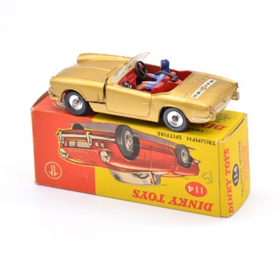 Lot 212 - Dinky Toys die-cast model no.114 Triumph Spitfire, boxed.