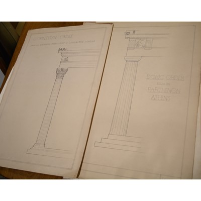 Lot 325 - John Chamberlain, Architectural drawings, other ephemera and prints.