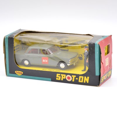 Lot 260 - Tri-ang Spot-on die-cast model no.405 BEA crew car, with figure, boxed.