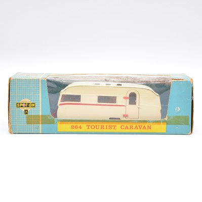 Lot 263 - Tri-ang Spot-on die-cast model no.264 Touring Caravan, boxed.