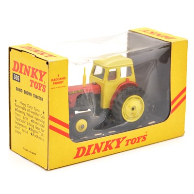 Lot 205 - Dinky Toys die-cast model no.305 David Brown 990 Tractor, boxed.