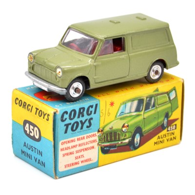 Lot 251 - Corgi Toys die-cast model no.450 Austin Mini van, boxed.