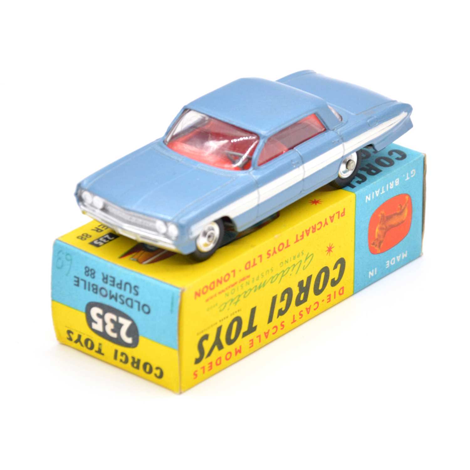 Lot 239 - Corgi Toys die-cast model no.235 Oldsmobile Super 88, boxed.