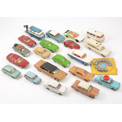 Lot 233 - Loose die-cast models, twenty including Spot-on P1800