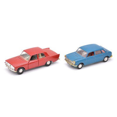 Lot 265 - Two Tri-ang Spot-on die-cast models Austin 1800 and Ford Zephyr Six.