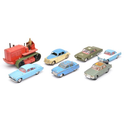 Lot 224 - Seven loose Corgi and Dinky Toys die-cast models.