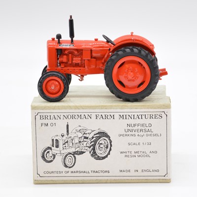 Lot 331 - Brian Norman Farm Miniatures model Nuffield Universal tractor