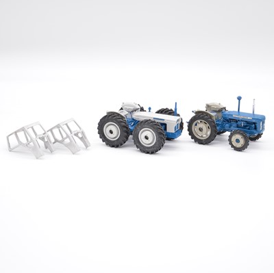 Lot 355 - Two Custom made white-metal models County Super Six and Ploughmaster 6