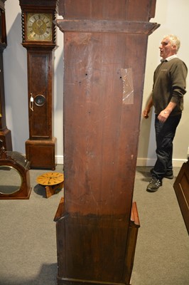 Lot 181 - Scottish mahogany longcase clock