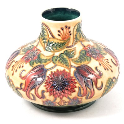 Lot 38 - Moorcroft Pottery, 'Tahiti' pattern vase.