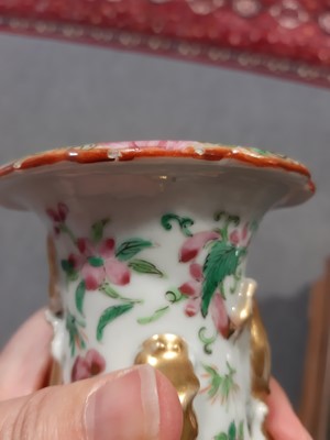 Lot 23 - Cantonese famille rose vase