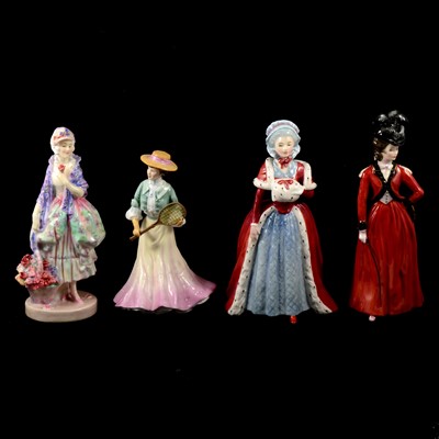 Lot 94 - Twelve Royal Doulton figurines, including British Sporting Heritage Collection