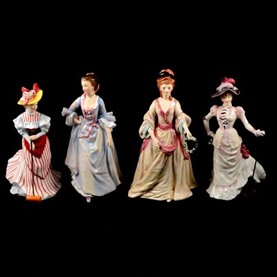 Lot 94 - Twelve Royal Doulton figurines, including British Sporting Heritage Collection