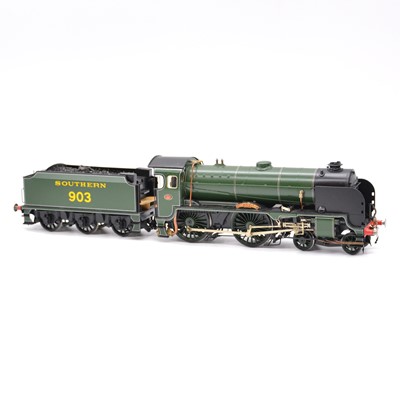 Lot 69 - DJB Engineering kit-built O gauge Finescale model locomotive Southern 903 4-2-0 'Charterhouse'