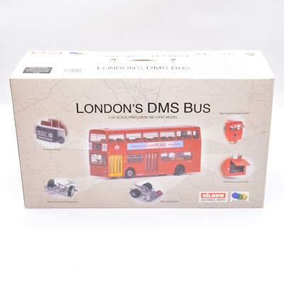 Lot 299 - Gilbow model London's DMS Bus, die-cast, 1:24 scale, boxed