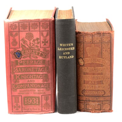 Lot 110 - Three reference works, including White's Leicester and Rutland