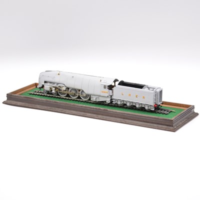 Lot 175 - A well made kit-built OO gauge model railway locomotive, LNER 4-6-4 type W1 'Hush-Shush'