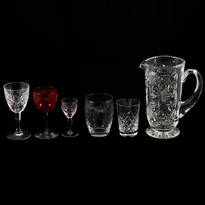 Lot 75 - A collection of cut glass
