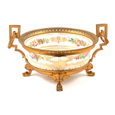 Lot 5 - Sevres porcelain bowl, Chateau de Bizy, 1847