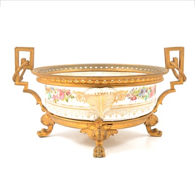 Lot 5 - Sevres porcelain bowl, Chateau de Bizy, 1847