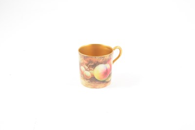 Lot 6 - Royal Worcester fruit painted part coffee set