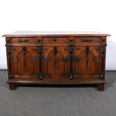 Lot 417 - Joined oak coffer