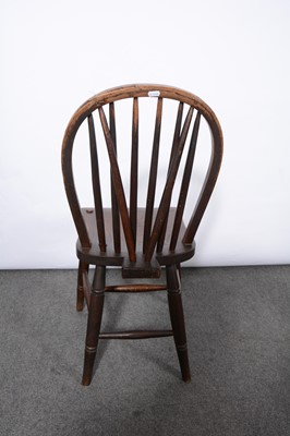 Lot 198 - Set of six elm and ash kitchen chairs by Goodearl Bros Ltd