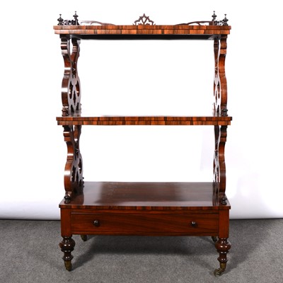 Lot 427 - Victorian rosewood whatnot