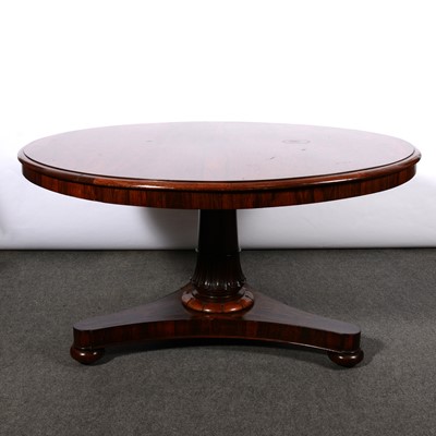 Lot 451 - Victorian rosewood breakfast table