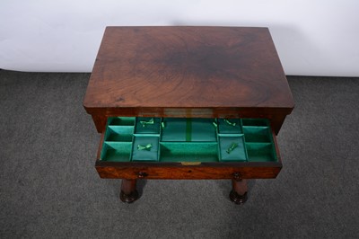 Lot 239 - Victorian rosewood work table