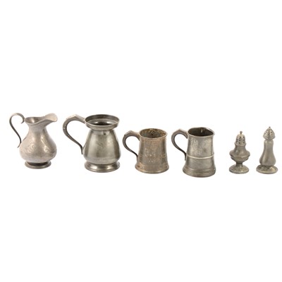 Lot 123 - Quantity of pewter
