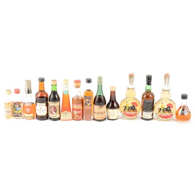 Lot 125 - Large collection of miniatures, global spirits and liqueurs