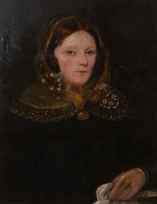 Lot 260 - Provincial School, Portrait of a lady