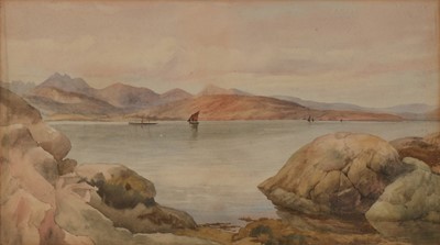 Lot 287 - E J Davis, three watercolours and other pictures