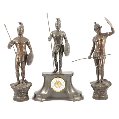 Lot 95 - Small collection of spelter figures
