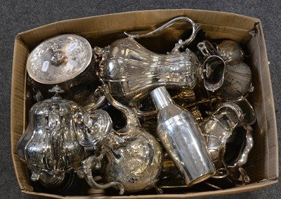 Lot 107 - A collection of BM and other plated ware