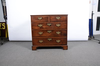 Lot 215 - George III mahogany chest of drawers
