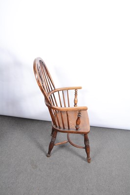 Lot 196 - Victorian elm and ash Windsor chair