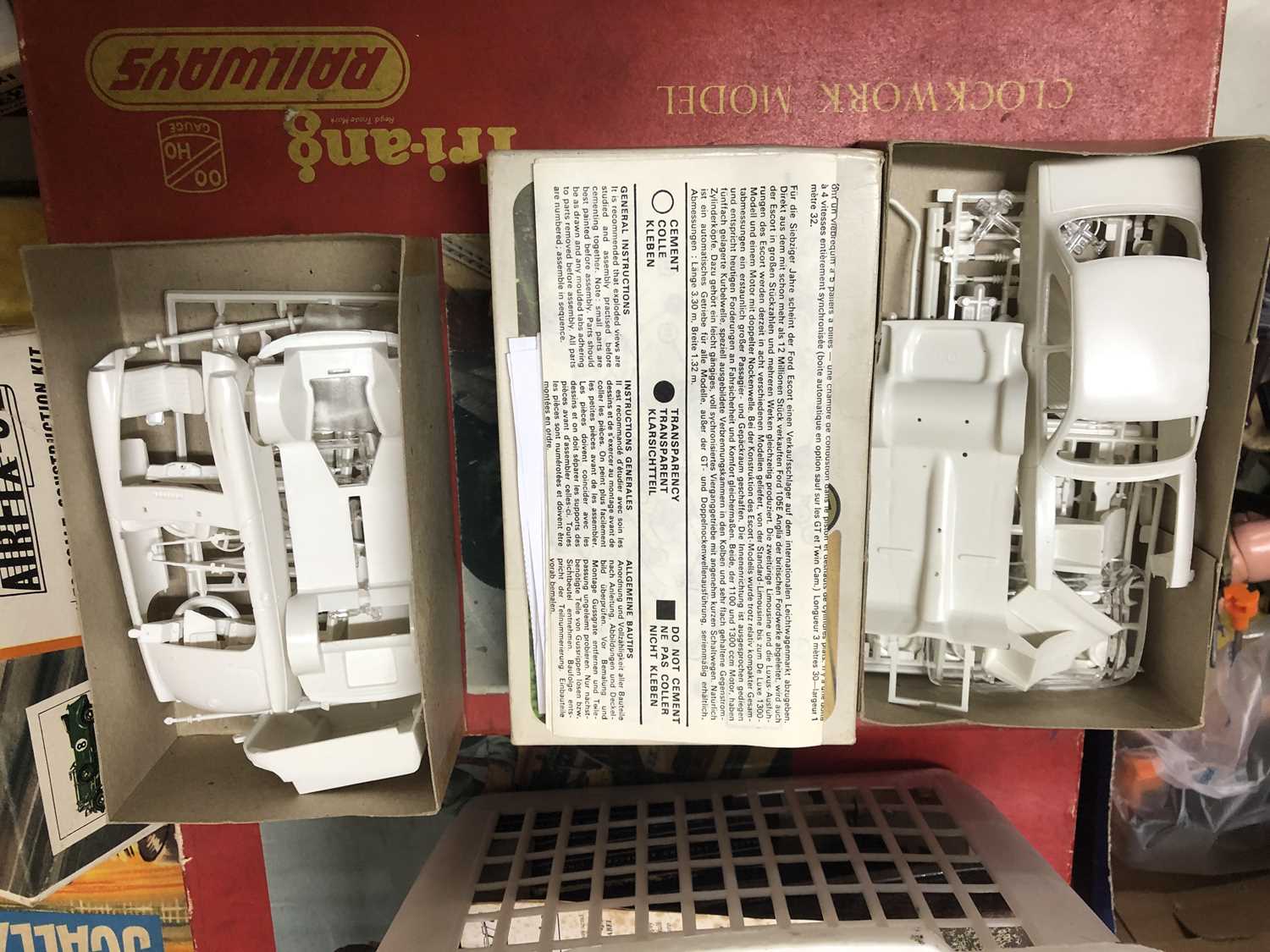 Lot 388 Eight Airfix plastic model car kits