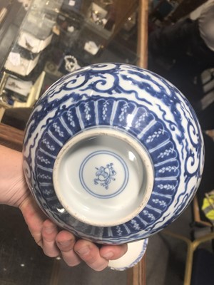 Lot 78 - Mixed quantity of blue and white ceramics