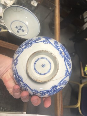 Lot 78 - Mixed quantity of blue and white ceramics