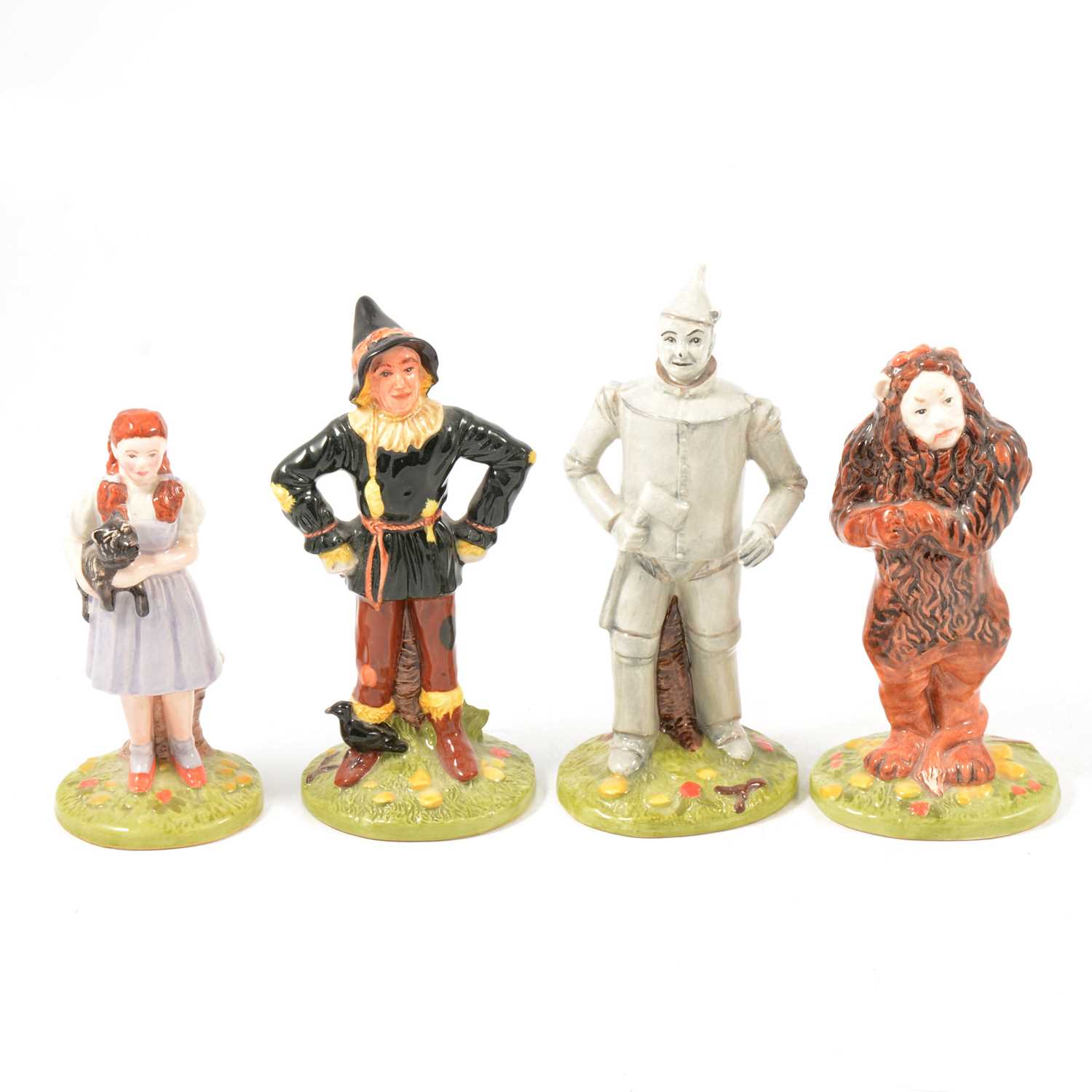 Lot 69 - Set of four Royal Doulton 'The Wizard of Oz' figurines.