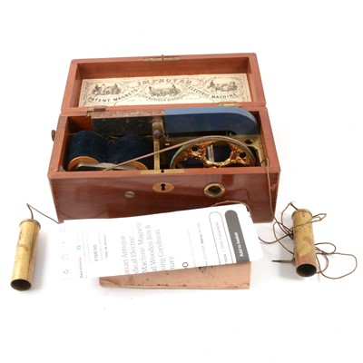 Lot 186 - Victorian electric shock machine